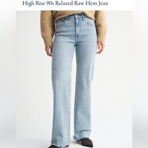 Abercrombie & Fitch High Rise 90s Relaxed Jeans